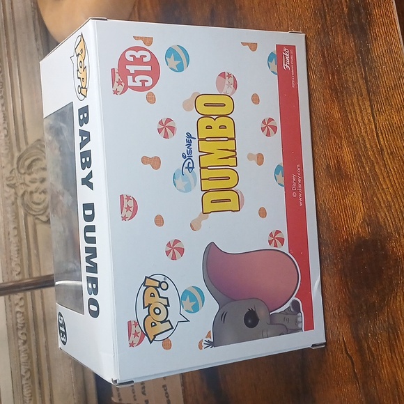 Funko Baby Dumbo Vinyl Figure with Gray and Pink Accents - Picture 5 of 7